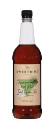 Bottle of Sweetbirds Cucumber and Mint Iced Green Tea